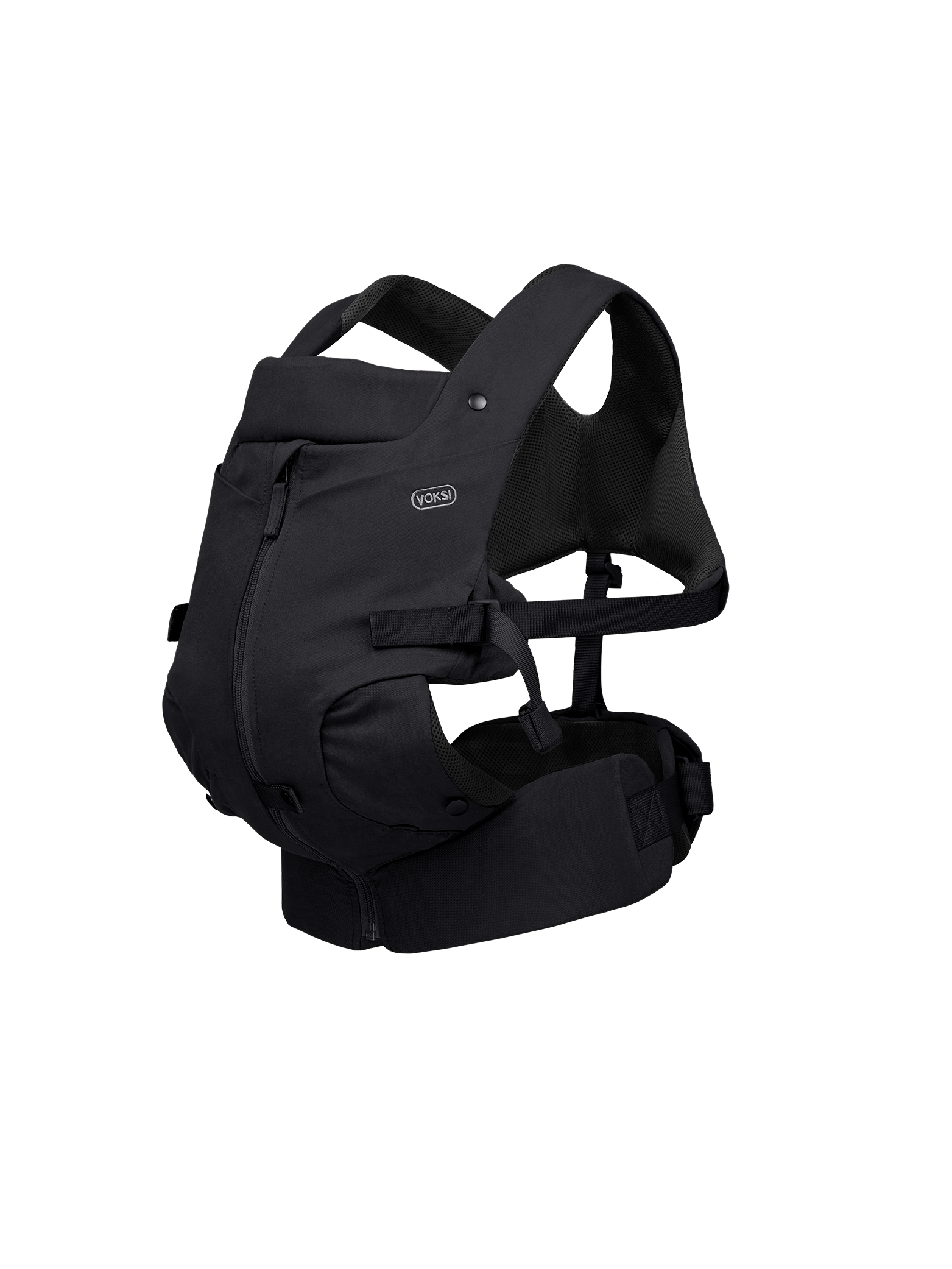 Voksi Huddle Zip Baby Carrier - Black